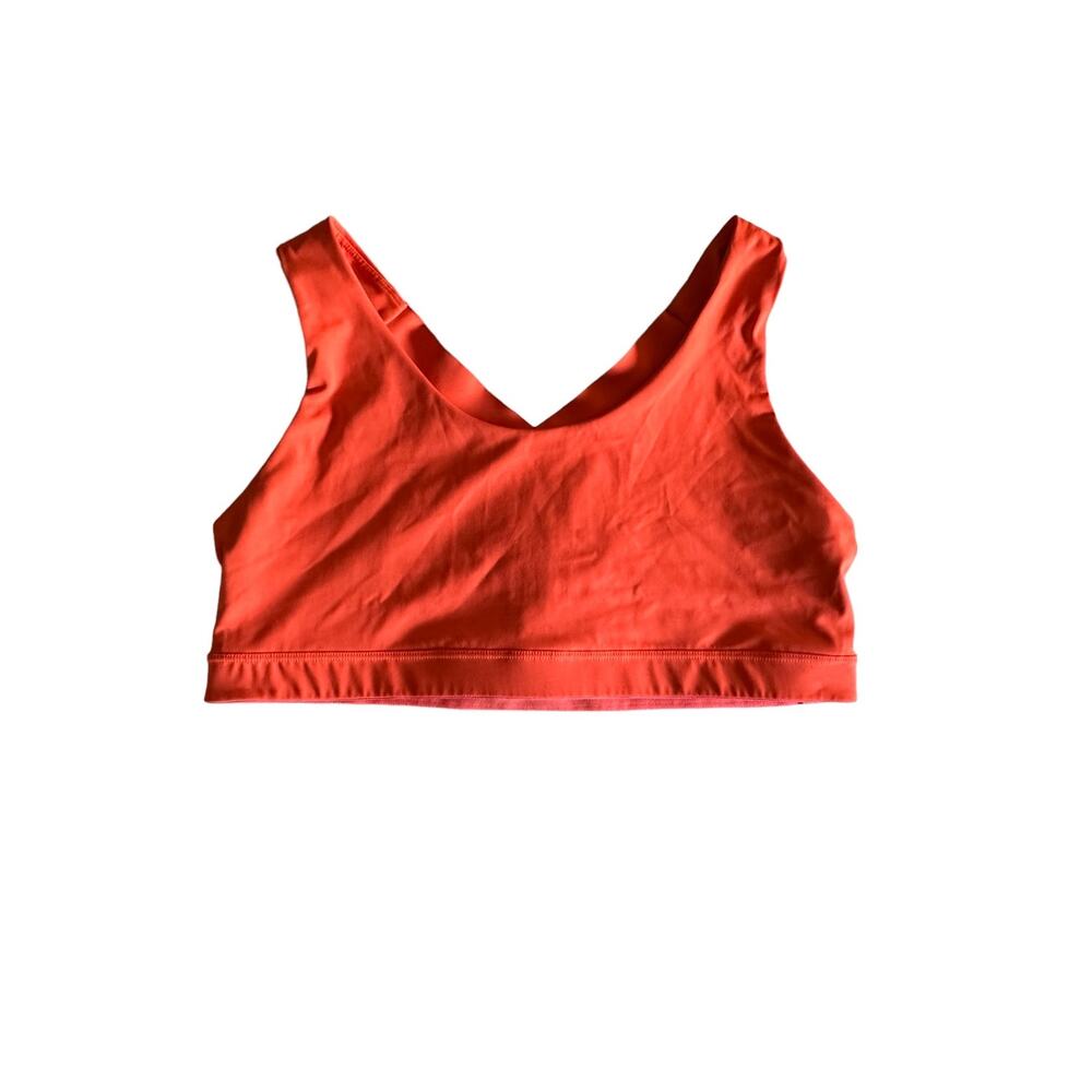 Old Navy Active Bright Orange Power Soft Powersoft Sports Bra Size XL